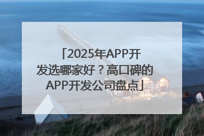 2025年APP开发选哪家好？高口碑的APP开发公司盘点