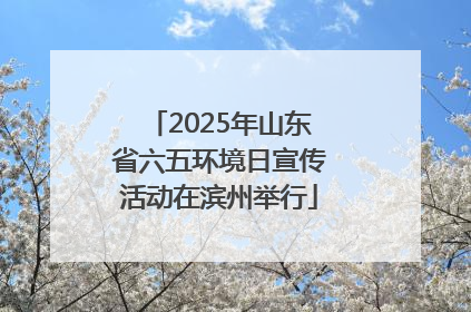 2025年山东省六五环境日宣传活动在滨州举行